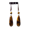 Boucles Œil de Tigre Acier Inox