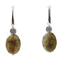 Boucles Labradorite Acier Inox