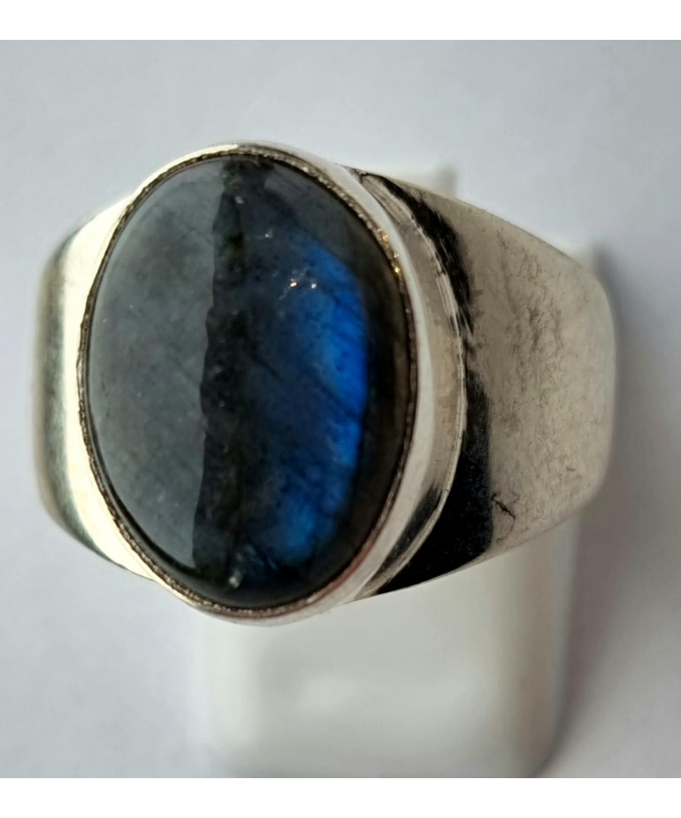 Bague Labradorite argent 925 Taille 55