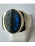 Bague Labradorite argent 925 Taille 55