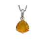 Pendentif Opale de Feu avec Chaîne Argent 925