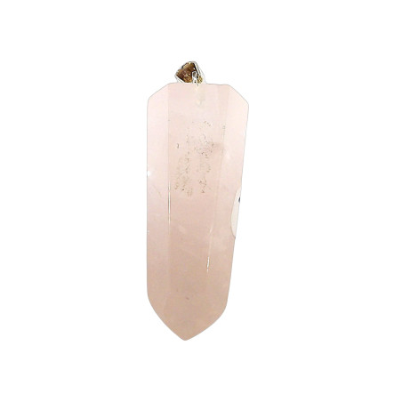 Pendentif Quartz Rose Pointe