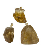 Pendentif Citrine naturelle