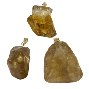 Pendentif Citrine naturelle