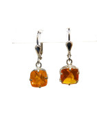 Boucles Opale de Feu Argent 925