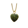 Pendentif Jade Cœur avec Chaîne