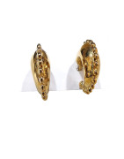 Boucles Plaquée Or Demi Créoles