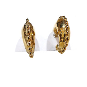 Boucles Plaquée Or Demi Créoles