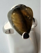 Bague Labradorite argent 925 Taille 54