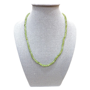 Collier Péridot Pierres Rondes 3.5 mm 40 cm