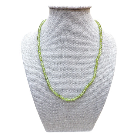 Collier Péridot Pierres Rondes 3.5 mm 40 cm