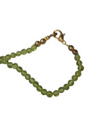 Collier Péridot Pierres Rondes 3.5 mm 40 cm