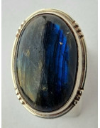 Bague Labradorite argent 925 Taille 54