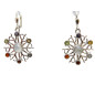 Boucles Pierre de Lune Grenat Opale de Feu Béryl Vert Tanzanite Citrine Aigue Flocon Argent 925