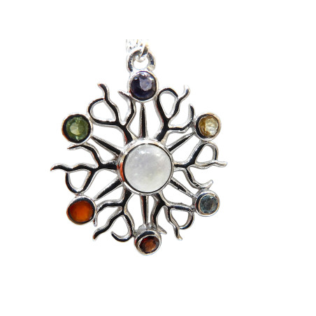 Boucles Pierre de Lune Grenat Opale de Feu Béryl Vert Tanzanite Citrine Aigue Flocon Argent 925