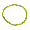 Bracelet Perles de Majorque Or et Perles Swarovski facettées Vertes Enfant