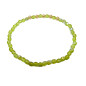 Bracelet Perles de Majorque Or et Perles Swarovski facettées Vertes Enfant