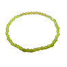 Bracelet Perles de Majorque Or et Perles Swarovski facettées Vertes Enfant