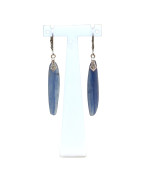 Boucles Cyanite Bleue Acier Inox