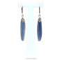 Boucles Cyanite Bleue Acier Inox