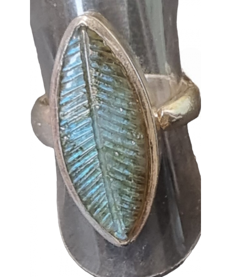 Bague Labradorite argent 925 Taille 55