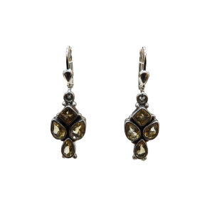 Boucles Citrine Argent 925