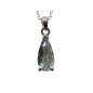 Pendentif Topaze Bleue avec Chaîne Argent 925
