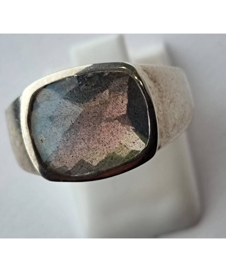 Bague Labradorite argent 925 Taille 55