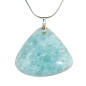 Pendentif Amazonite Triangle avec Chaîne