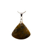 Pendentif Opale avec Chaîne Acier