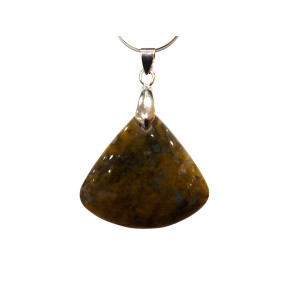 Pendentif Opale avec Chaîne Acier