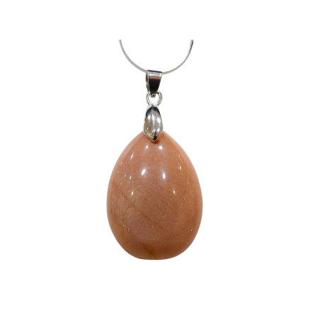 Pendentif Opale avec Chaîne Acier
