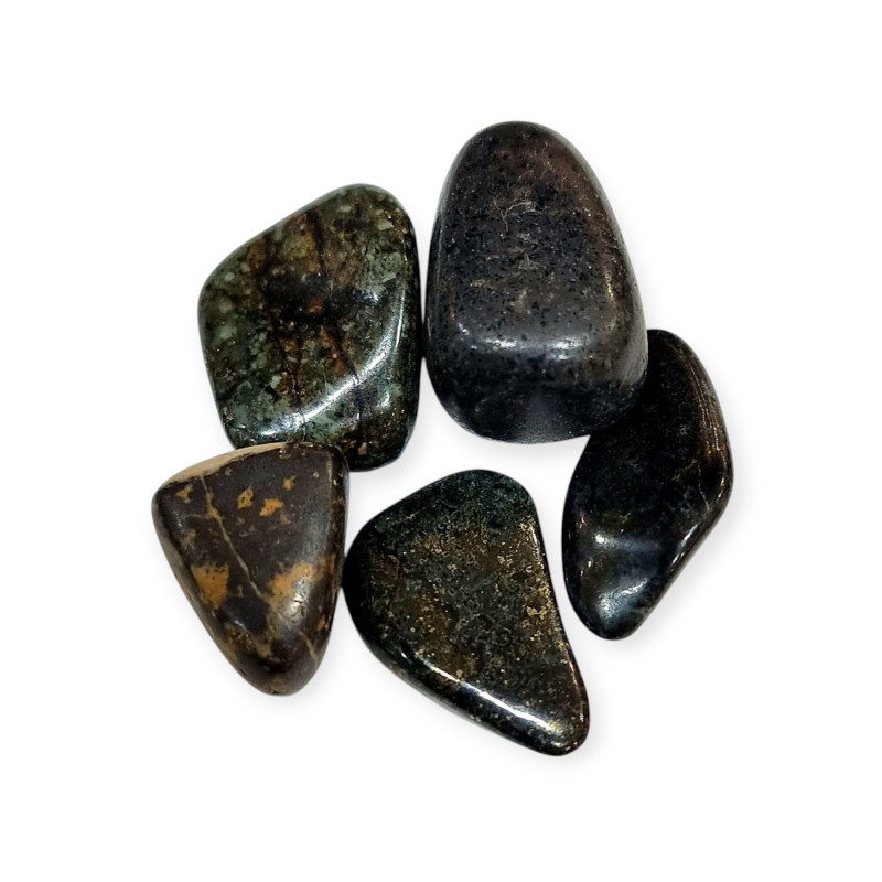 Pierre Roulée Jade Noir Magnétite