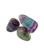Pierre Roulée Fluorite rainbow