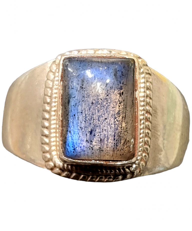 Bague Labradorite argent 925 Taille 66