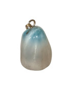 Pendentif Larimar Pierre Roulée
