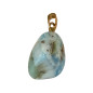 Pendentif Larimar Pierre Roulée