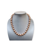 Collier Perles de Majorque Rosées 40cm