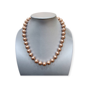 Collier Perles de Majorque Rosées 40cm