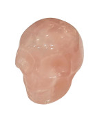 Crâne Quartz Rose L2cm x H2cm