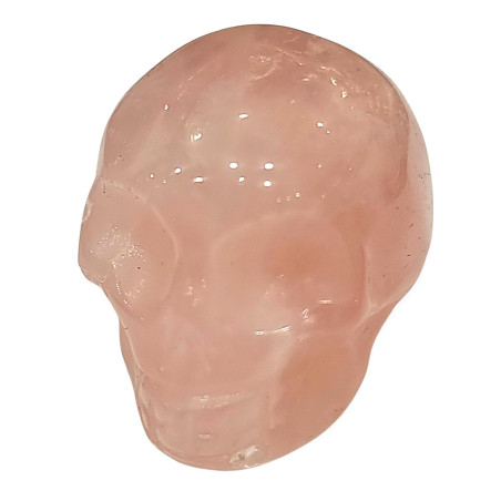 Crâne Quartz Rose L2cm x H2cm
