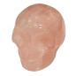 Crâne Quartz Rose L2cm x H2cm