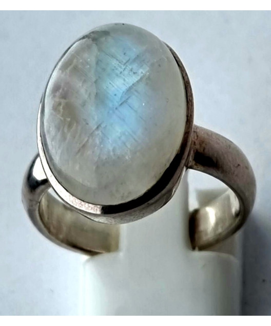 Bague Pierre de lune argent 925 Taille 59