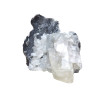 Crâne Goethite et Cristal de Roche L17cm x H14cm 2322g