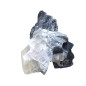 Crâne Goethite et Cristal de Roche L17cm x H14cm 2322g