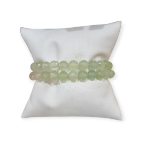 Bracelet Jade de Chine Pierres Rondes 8mm Facettées