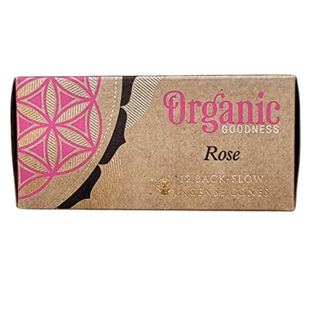 Encens Rose Cônes 12 unités
