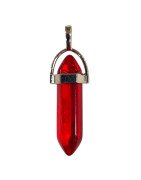 Pendentif Verre de Murano Pointe Rouge