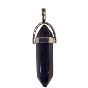 Pendentif Verre de Murano Pointe Violette