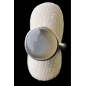 Bague Pierre de lune grise argent 925 Taille 58